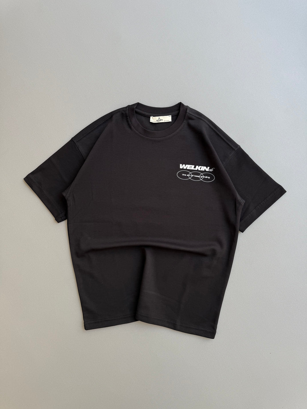 BORN TO RUN BOXY TEE - BLACK